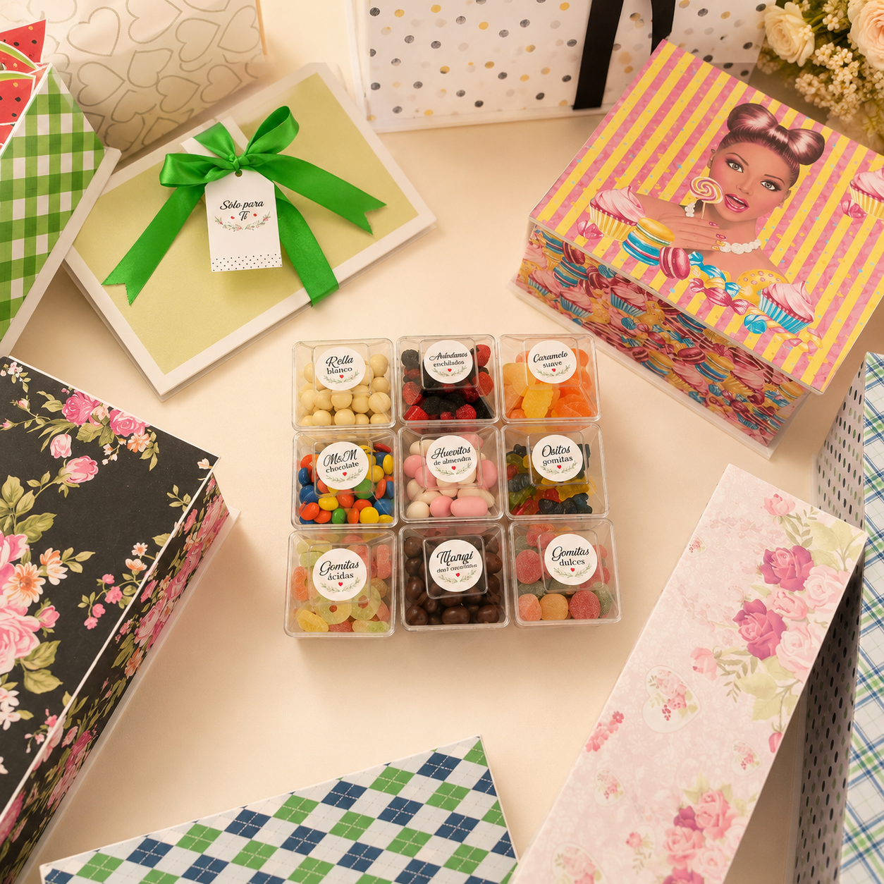 Caja Corazón | 9 productos seleccionados